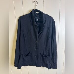 Tahari Long Sleeve Collared Cardigan 2X